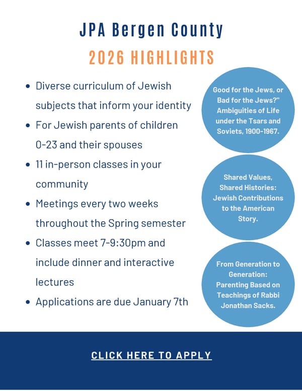 JPA Bergen County: Jewish Learning for Russian-Speaking Parents - Page 3